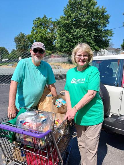 PORCH Roanoke launched in August 2024 to mobilize neighbors to collect and deliver food directly to local pantries.