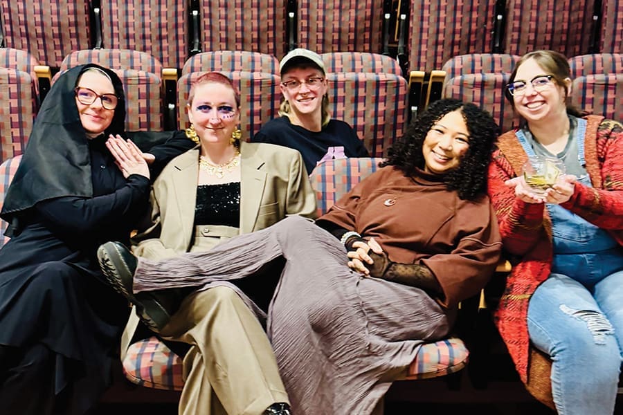 Members of the Post-Apocalyptic Poets for a Pre-Apocalyptic World.